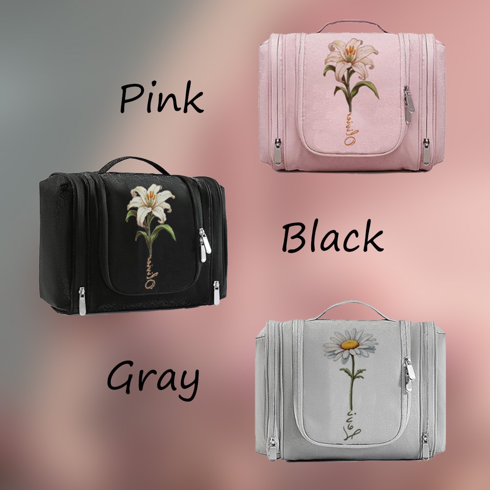 Organisateur de maquillage pliable