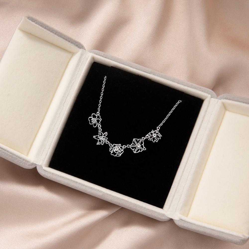 Birth Flower Necklace