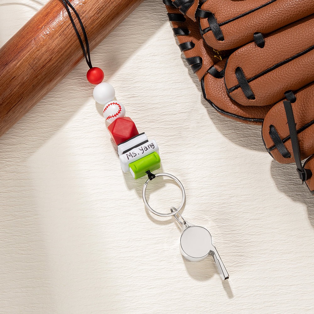 PE teacher lanyard