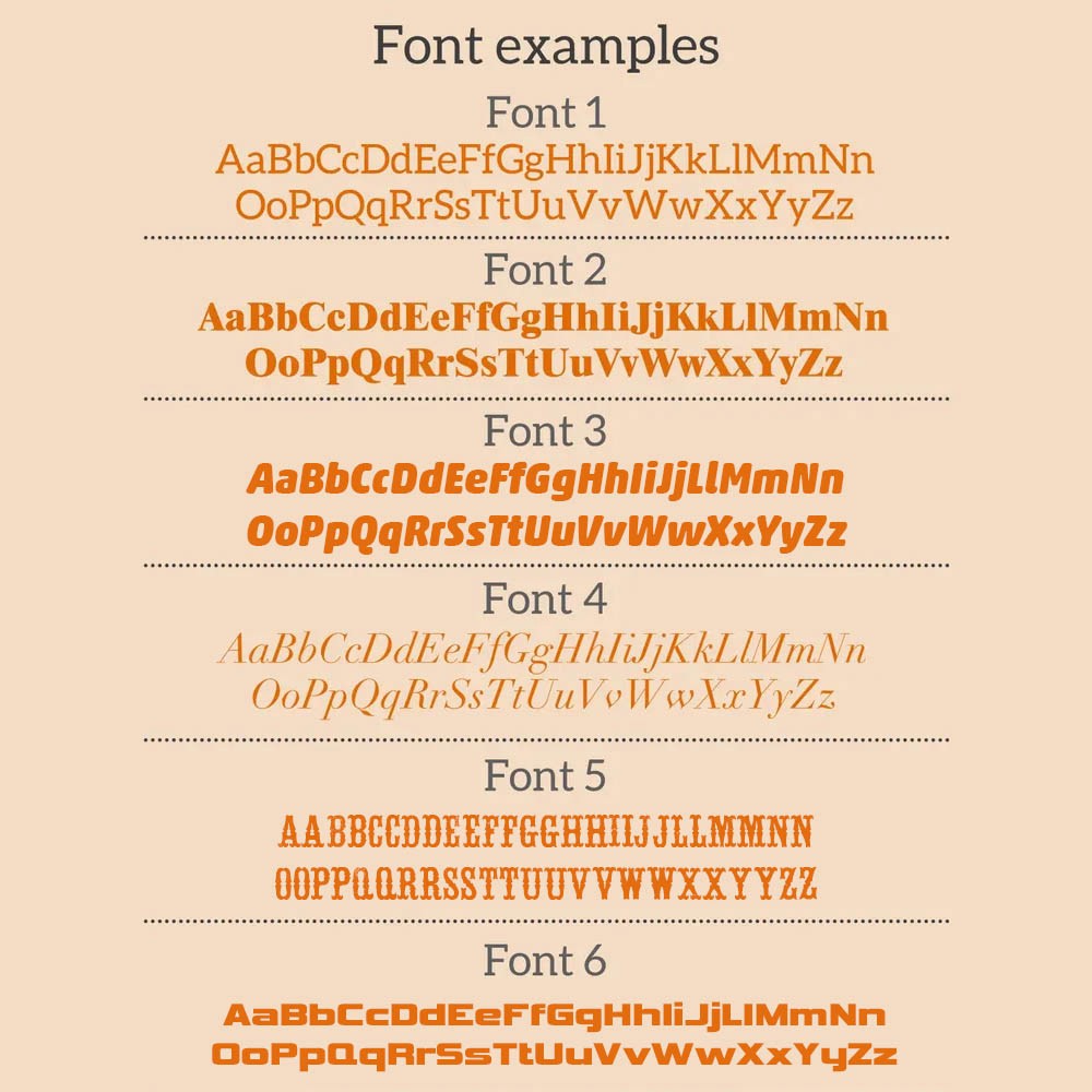 font
