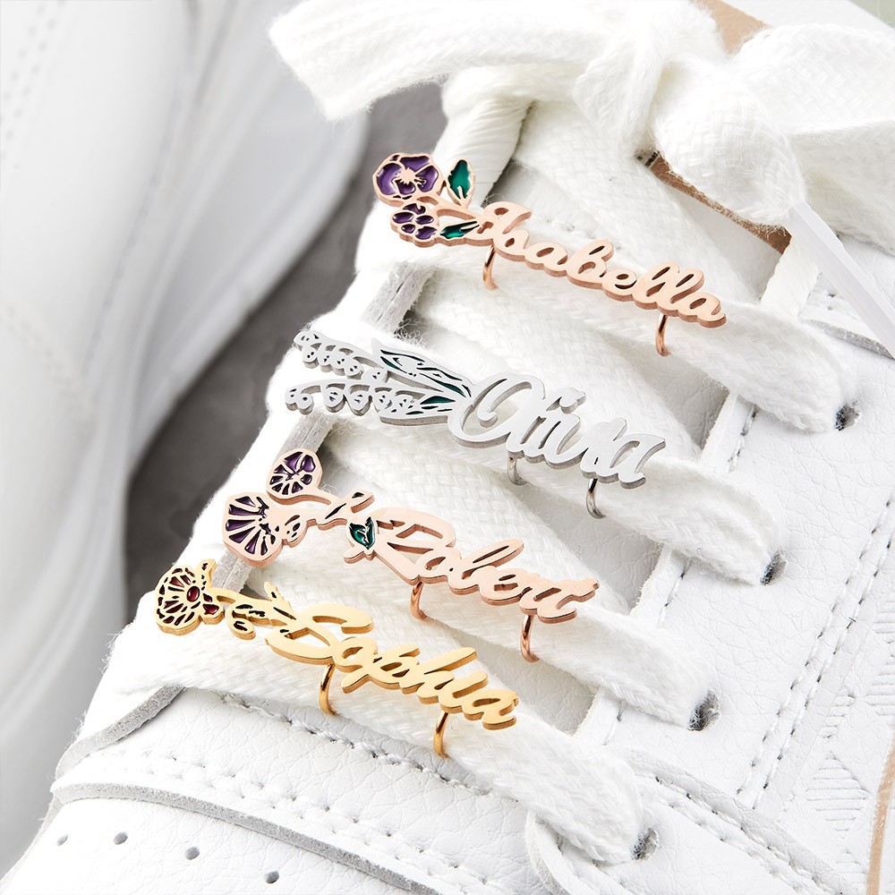 Dainty Flower shoe charms