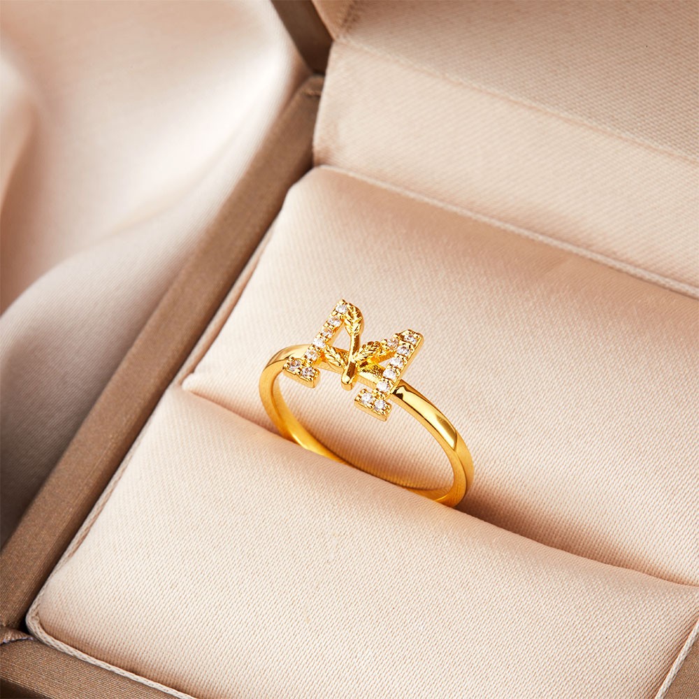 monogrammed ring