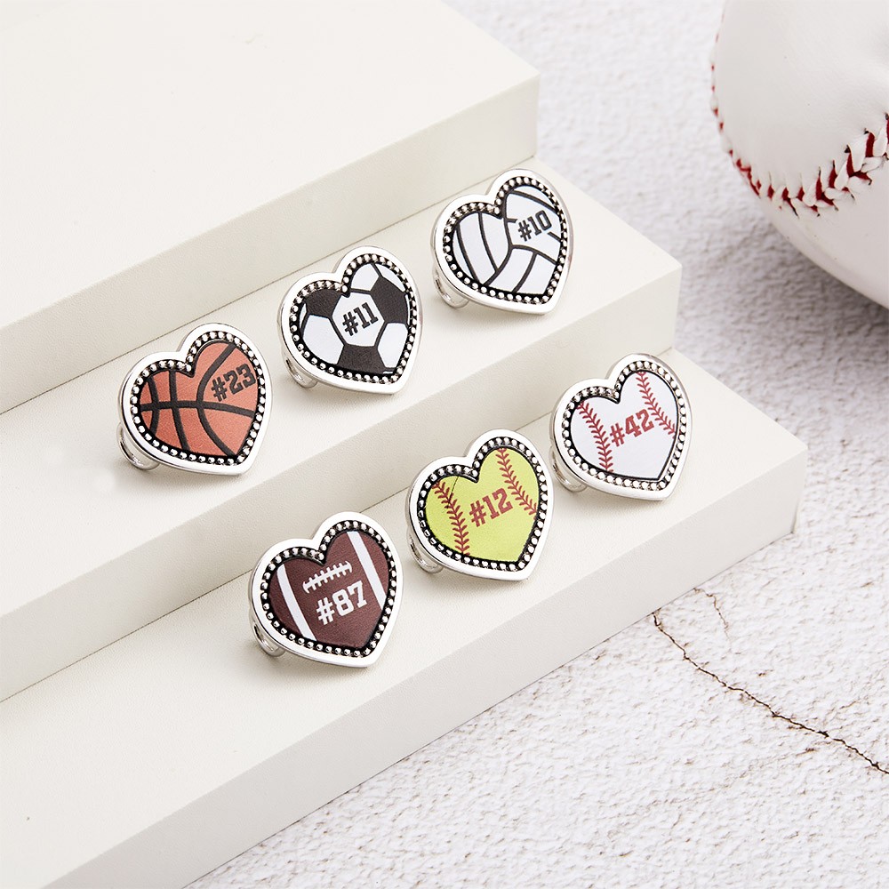 number shoe charms