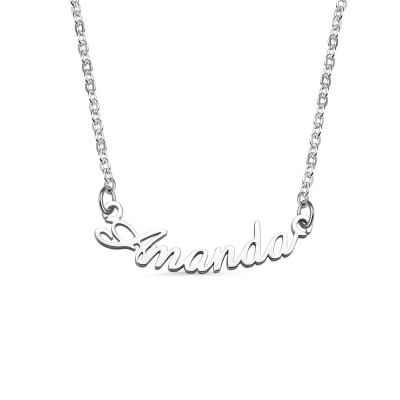Personalized Smile Name Necklace