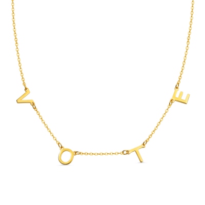 Personalized 1-8 Initials Necklace