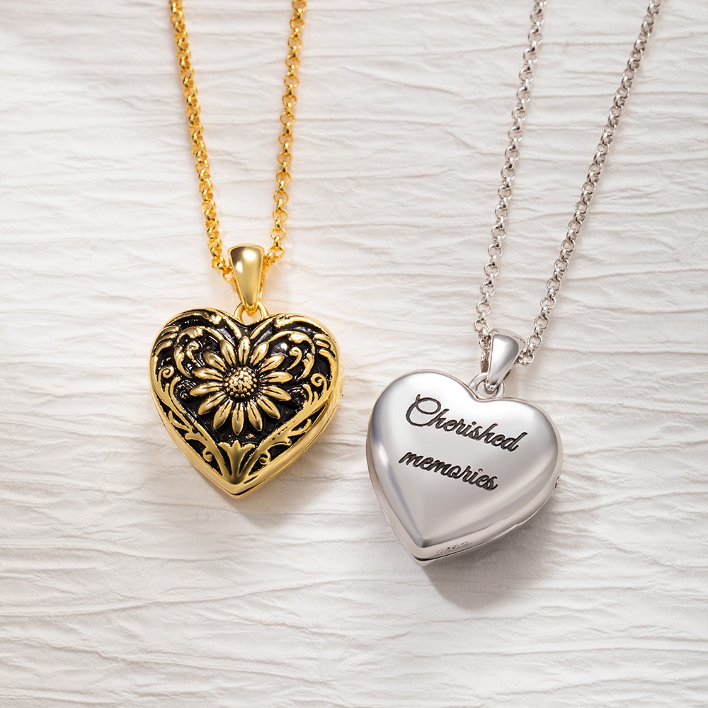 photo locket necklace