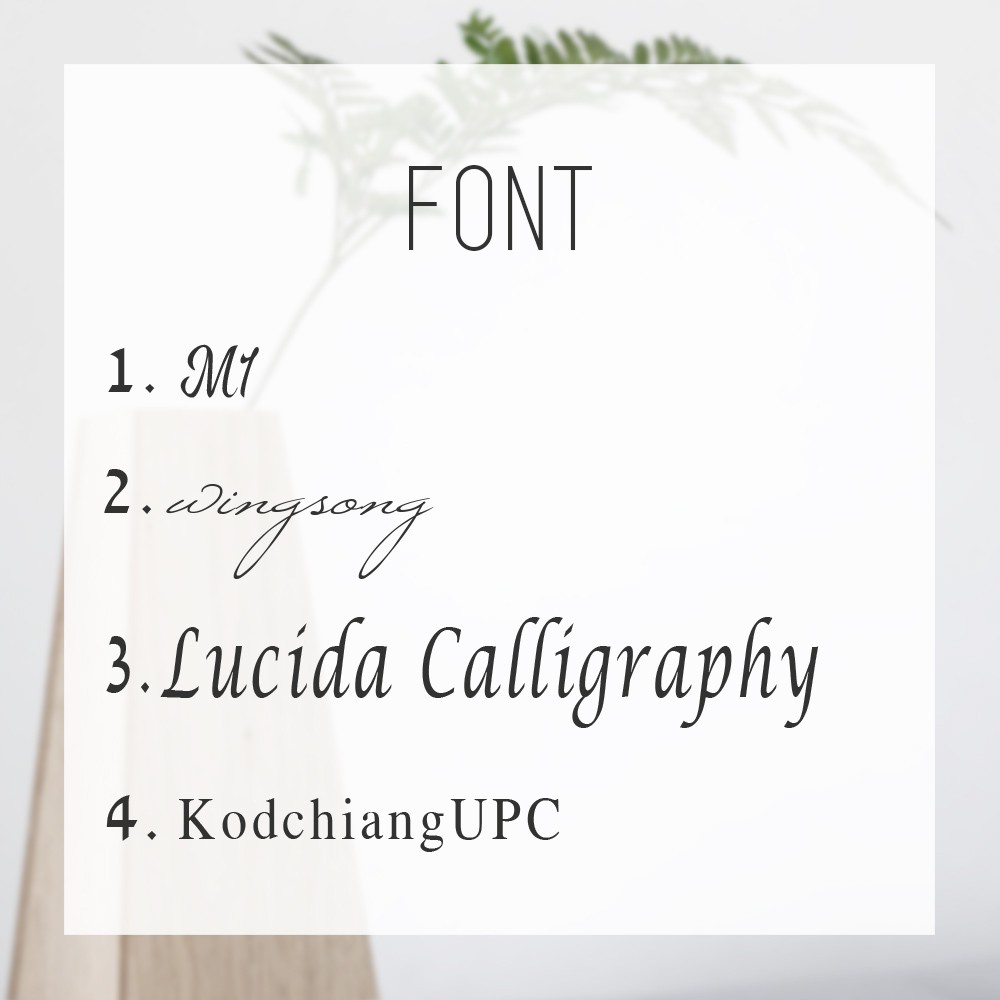 font
