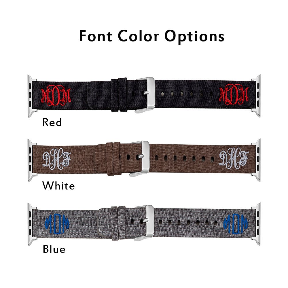 custom name Apple watch band