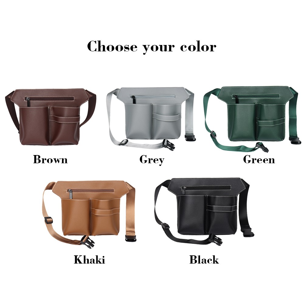 Custom Hairdresser Scissor Bag, Barber Leather Waist Pouch, Hairdressing Tools Storage with Waist Belt, Hair Stuff Travel Bag Hairstylist Must Haves
