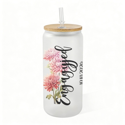 With straw