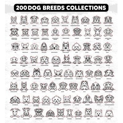 名前入り犬種シルエットネックレス（誕生石付き）、繊細な犬のメモリアルジュエリー、ペット愛好家/飼い主への誕生日/記念日ギフト