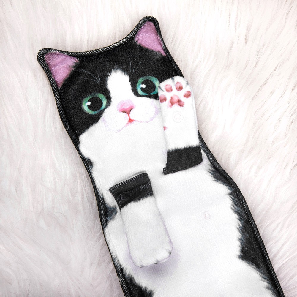 Cat Hand Towels Cute Decorative Cat Decor Hanging Washcloths, Funny Hand Towels for Bathroom/Kitchen Face Towels, Housewarming Gift for Cat Lovers
