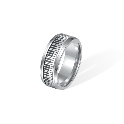 Personalized Piano Fidget Ring, Music Spinner Ring, Anti-anxiety Fidget Ring, Piano Keys Ring, Art Ring, Gift for Music Lovers/Friends