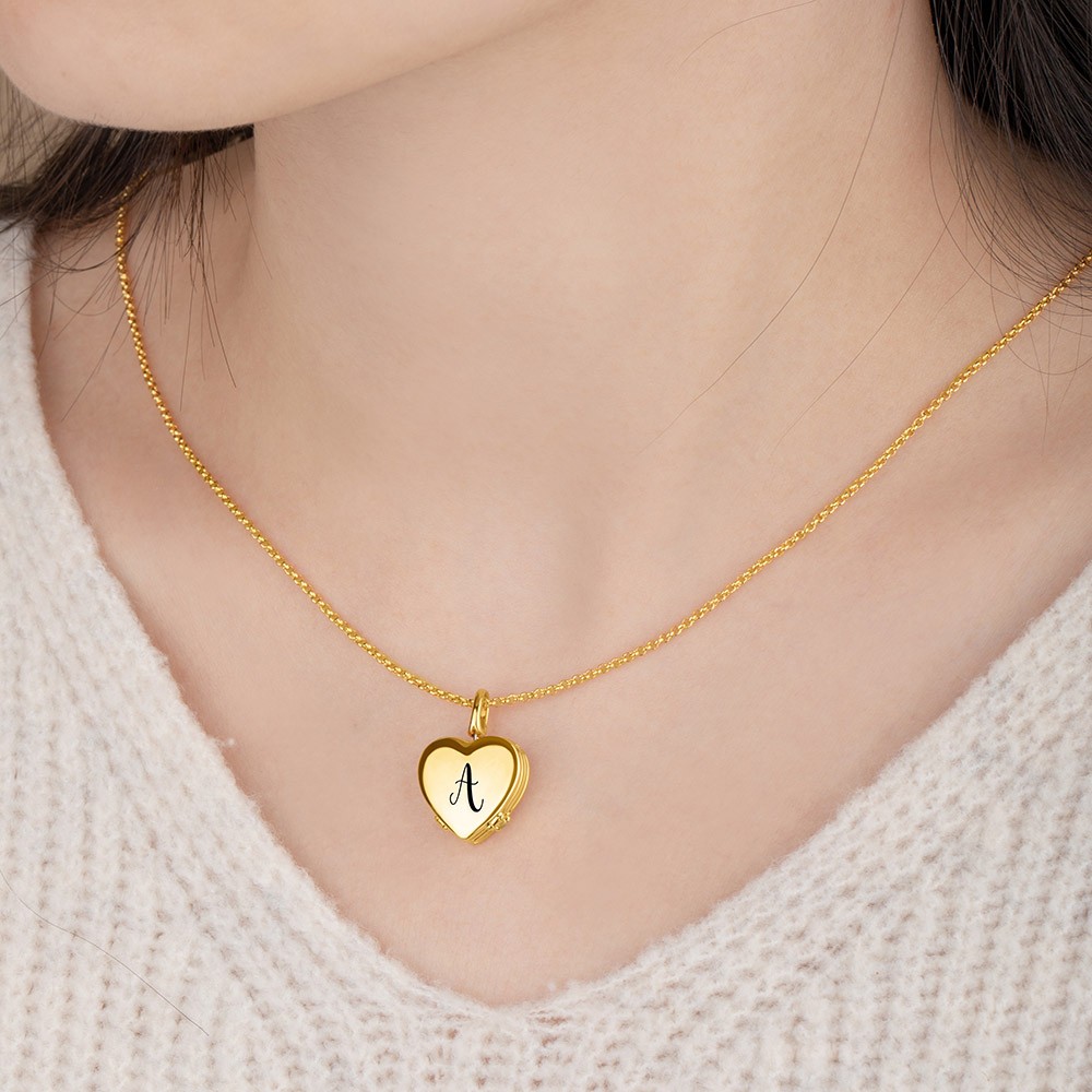 heart locket necklace