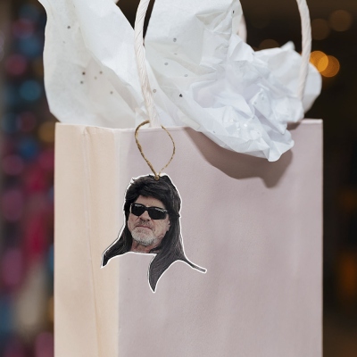Custom Photo Face Gift Tags, Funny Picture Bag Tag, Fancy Gift Idea, Souvenir/Spoof Gift for Family/Friends/Lover (Set of 20)