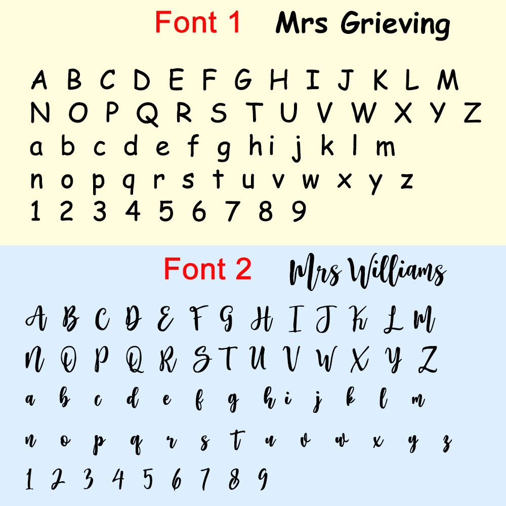 font style