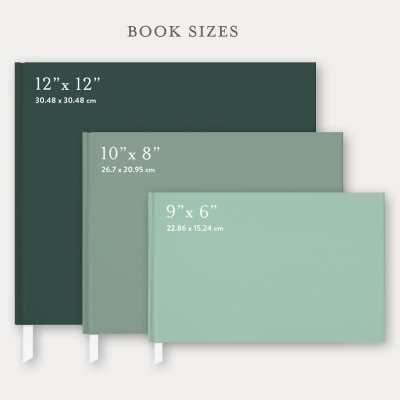Gastenboek met een schets van de trouwlocatie, inclusief namen en datum. Elegant, met lijntekeningen van de namen van het bruidspaar. Een perfect cadeau voor pasgetrouwden/koppels.