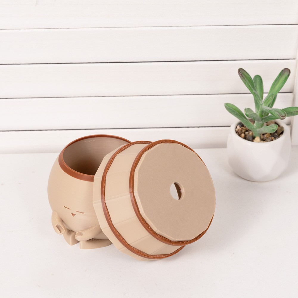 Reading Book Planter Pot, Bookworm Planter, Gift for Book/Plant Lover