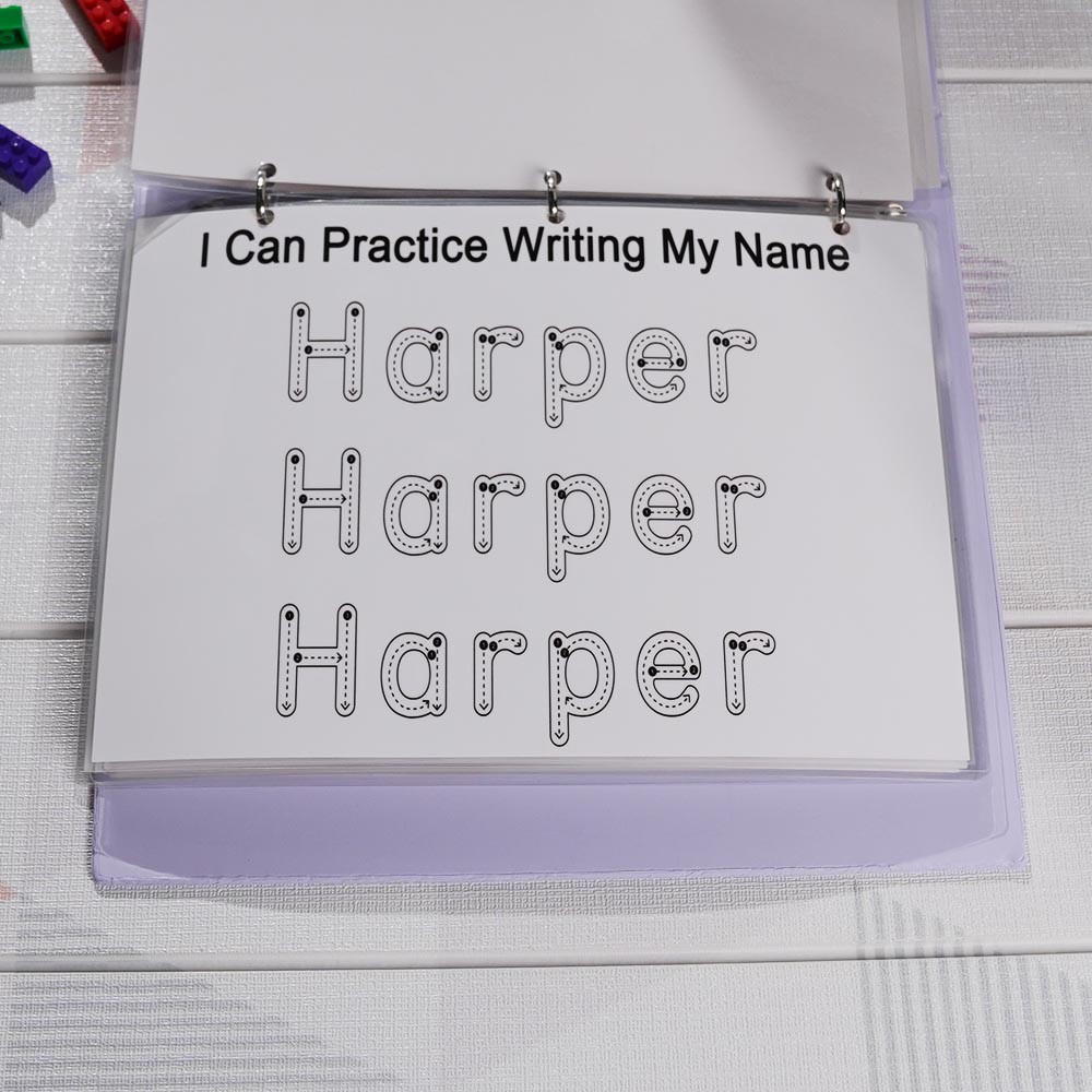 Personalized Preschool Learning Binder