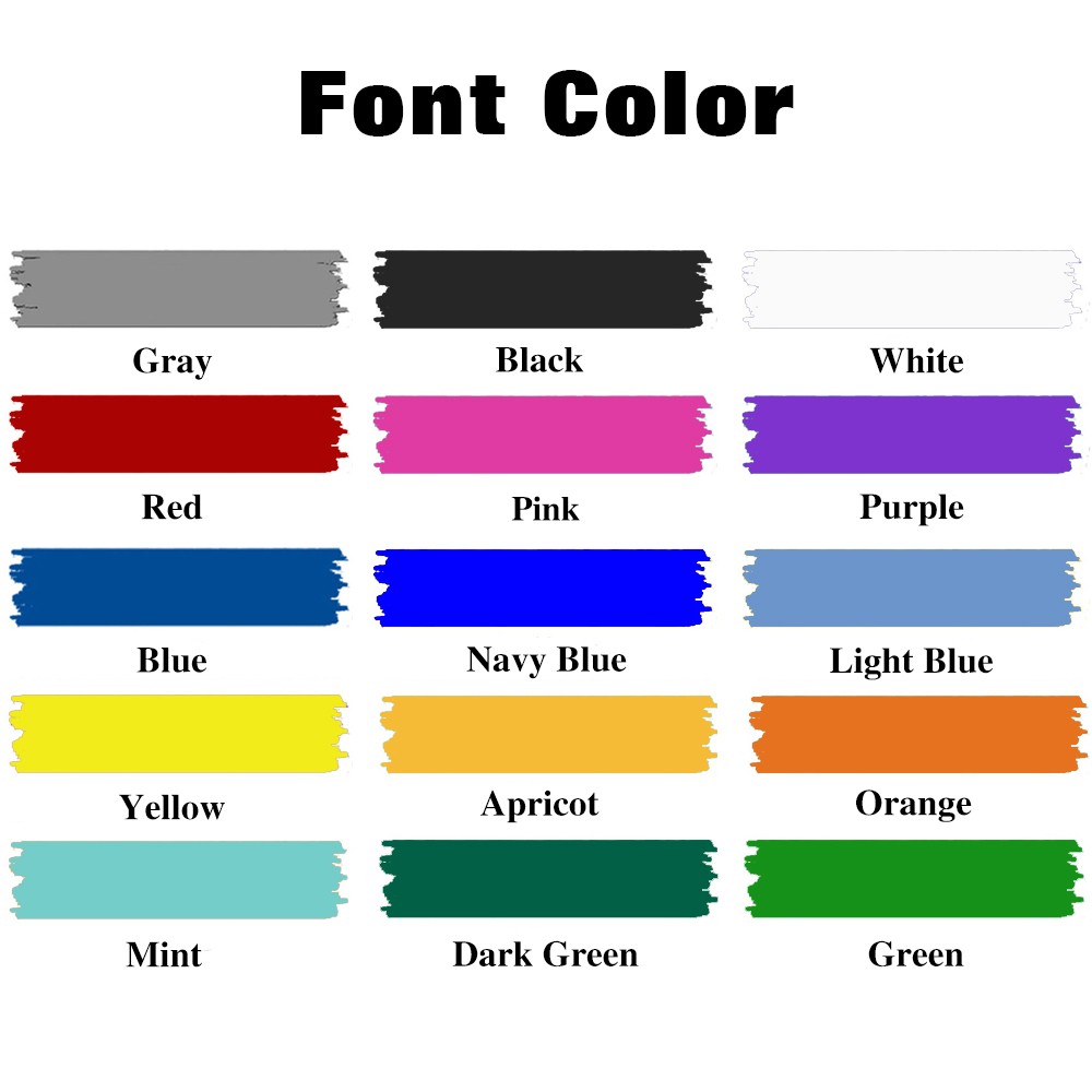 font color