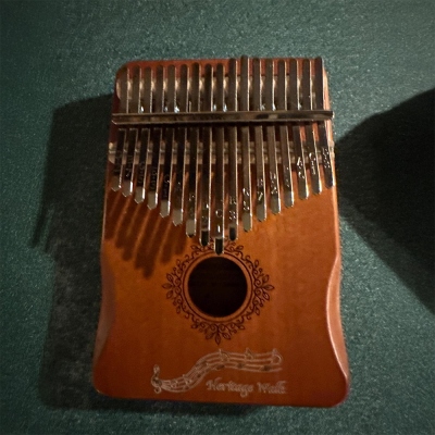 Kalimba 17 touches personnalisée avec nom gravé, piano à pouces africain en bois avec texte, instrument de musique, cadeau d'anniversaire pour enfants/adultes/passionnés de musique