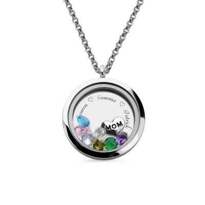 Stainless Steel Custom Floating Charm Locket for Mom