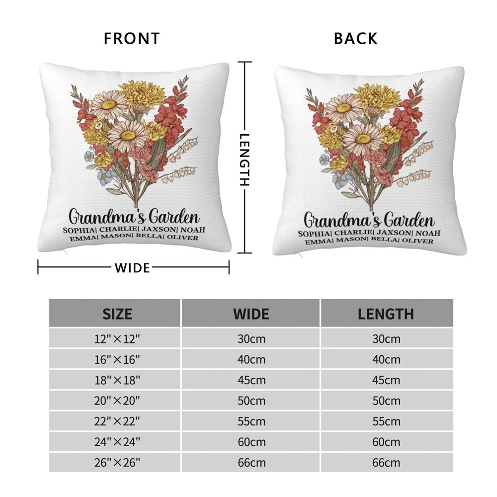 Birthflower Pillow