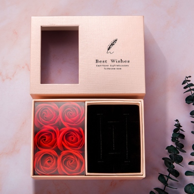 Personalized Rose Jewelry Box Valentine Gift