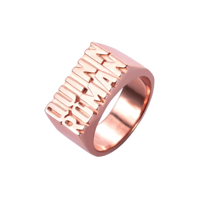 Personalized Ring with 2 Names