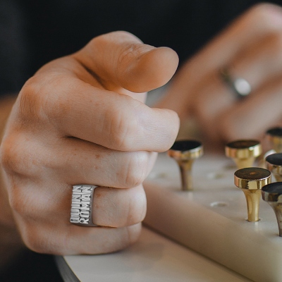 Personalized Ring with 2 Names