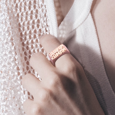 Personalized Ring with 2 Names