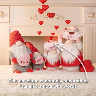 Custom Love Gnomes for Valentines Gift