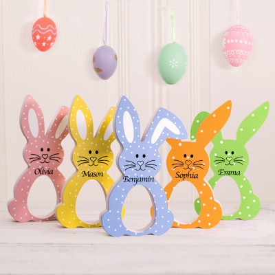 Personalized Easter Bunny Egg Holder Easter Decoration