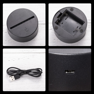 Lampe LED de signe de nom de joueur personnalisé