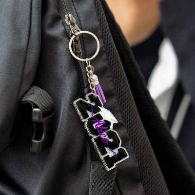 Personalized Tassel Keychain Graduation Gift 2021