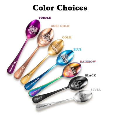 Personalized Cutlery 4-Piece Sets Gift for Adults