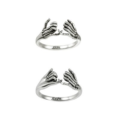 Personalized Pinky Promise Ring