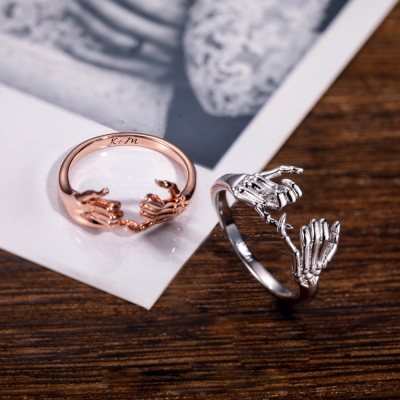 Bague de promesse Pinky personnalisée