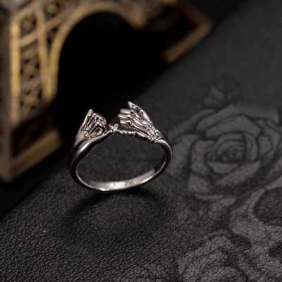 Bague de promesse Pinky personnalisée