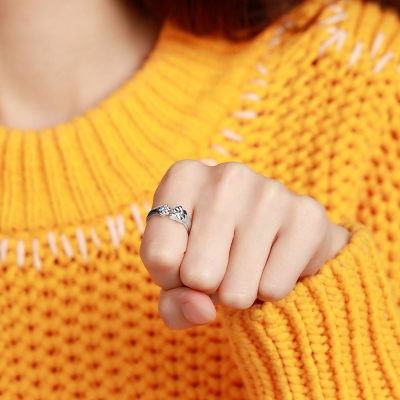 Personalized Best Friend Pet Fist Bump Ring