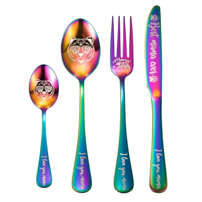 Personalized Mama Bear Cutlery Set