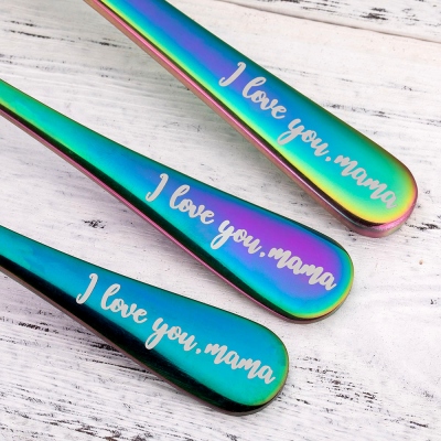 Personalized Mama Bear Cutlery Set