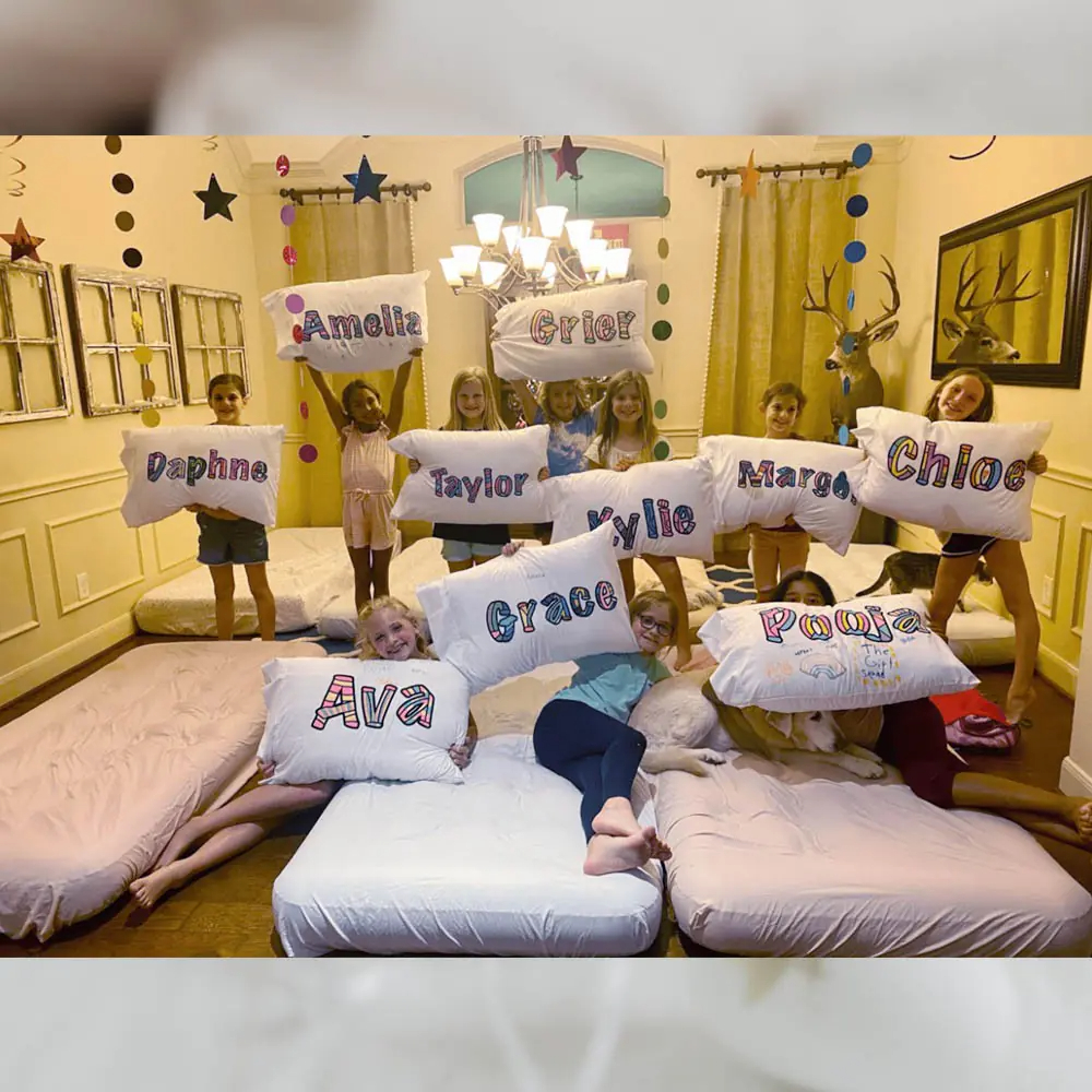 DIY Custom Pillowcase, Personalized Name Easter Gifts for Kids, Children's Party Favors, Birthday Slumber Party 1st Sleepover Holiday Gifts for Child