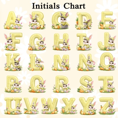 Flauschiges Alphabet