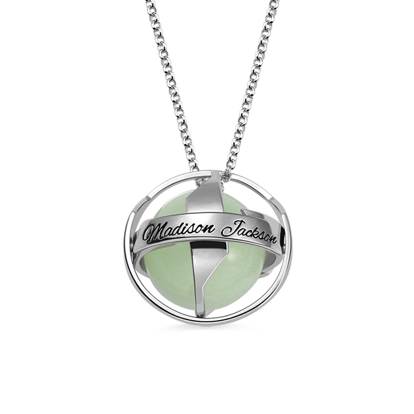 Colar Personalizado com Bola Luminoso