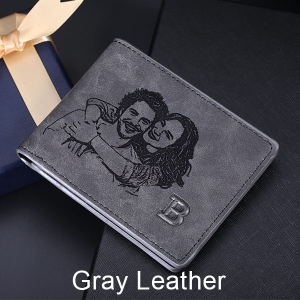 Custom-made Photo Leather Billfold Wallet