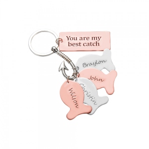 Personalized Fishing Keychain