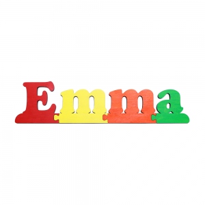 Personalized Wooden Name Puzzle Gift for Toddler