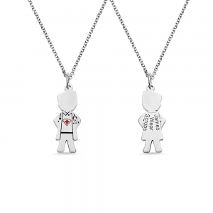 Personalized Super Hero Necklace