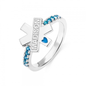 Start of Life EMS Symbol Ring Medical Gift